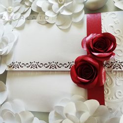 partecipazioni matrimonio carta perlata Hermes