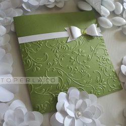 partecipazioni matrimonio carta perlata Demetra