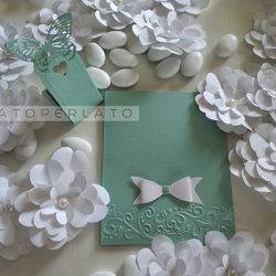 partecipazioni matrimonio carta perlata Clio