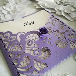 partecipazioni matrimonio carta perlata Olimpia