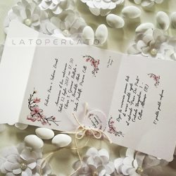 partecipazioni matrimonio carta perlata Criseide