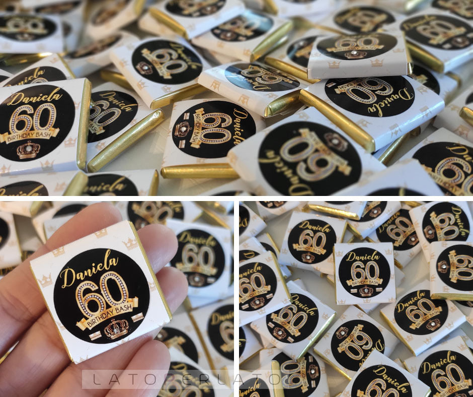 cioccolatini 60 anni